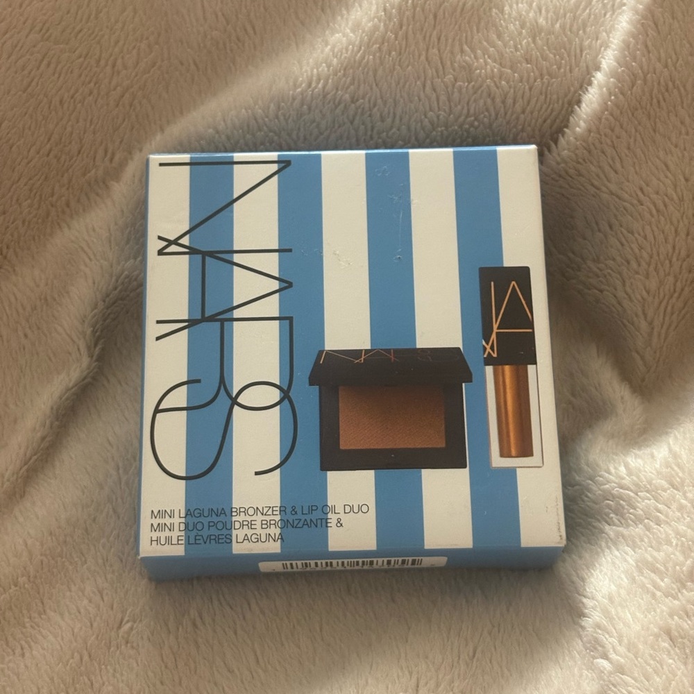 NARS Laguna Bronzer & Lip Oil Set - Brown and Gold
